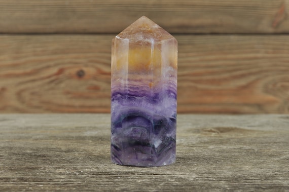 Rainbow Fluorite Cylinder, 2.5 inches tall!