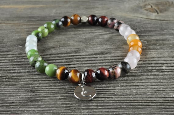 Fertility + Feminine Health, Gemstone Bracelet, Crystal Bracelet, Healing Crystals and Stones, Reiki