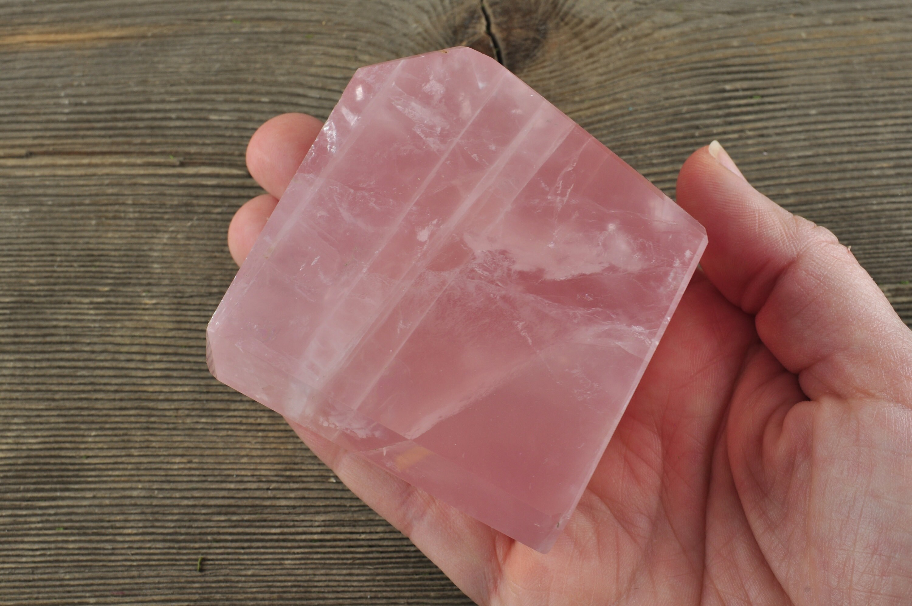 Rose Quartz Crystal Freeform