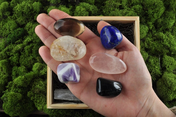Serenity Crystal Kit, Gemstone Kit, Crystal Kit, Healing Crystals, Reiki, Anxiety Crystals, Crystal Collection, Crystals, Chakra Stones
