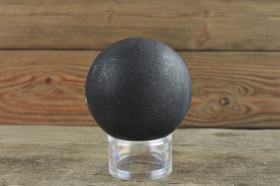 Shungite Spheres, Shungite Crystal, Natura Shungite, Shungite Specimen, Crystal Decor, Home Decor, Black Crystals, Mineral, EMF Crystals