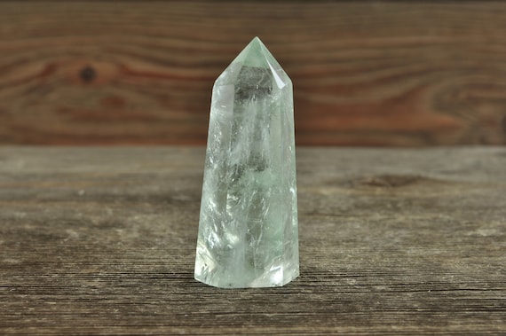 Prasiolite Crystal Point, Prasiolite, Green Amethyst, Crystal Point, Green Crystal, Crystal, Crystal Healing, Crystal Grid