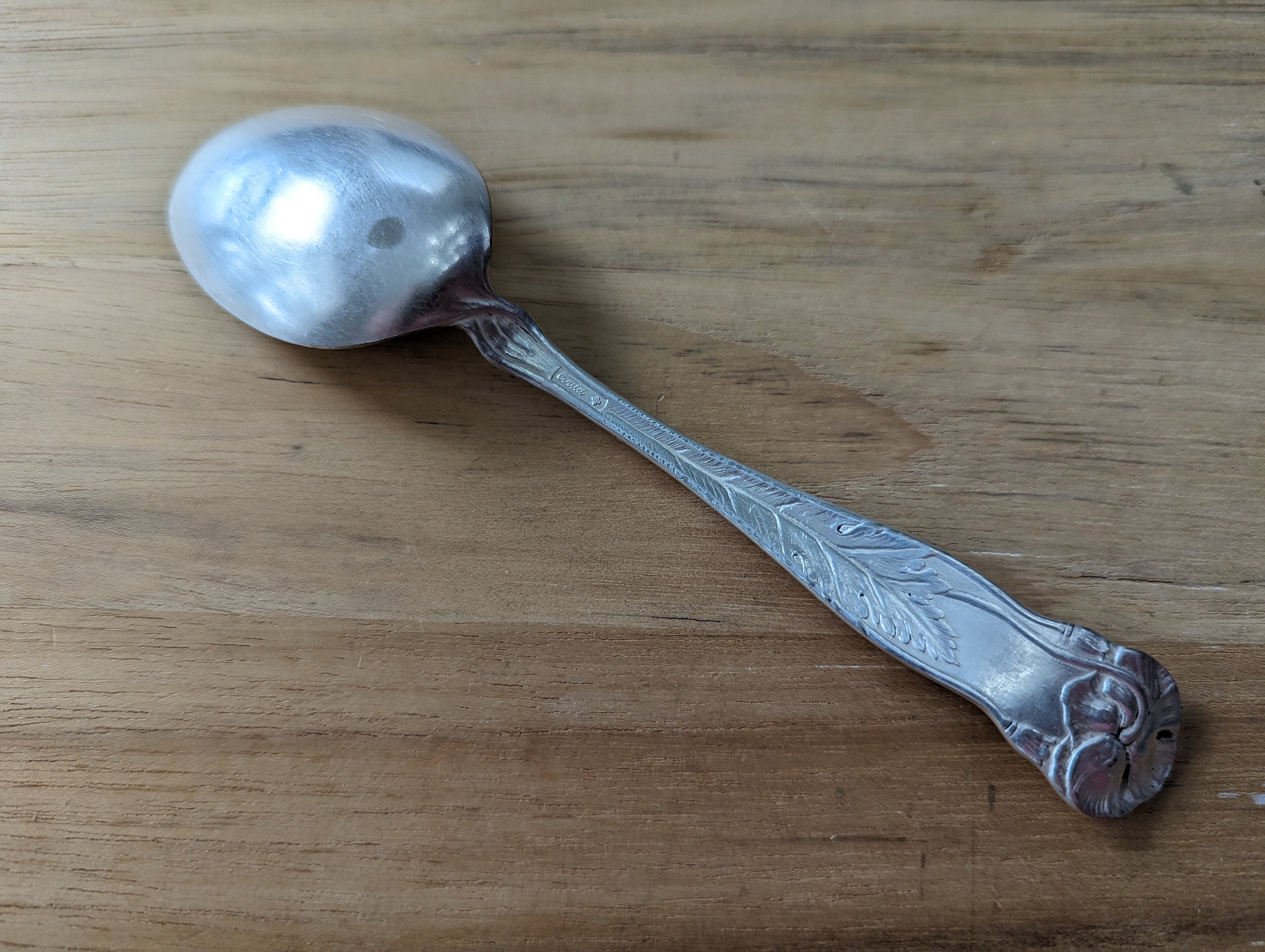 Antique Collectible CERETA Silver 1902 CERETA Dessert/oval Soup Spoon 6 ...