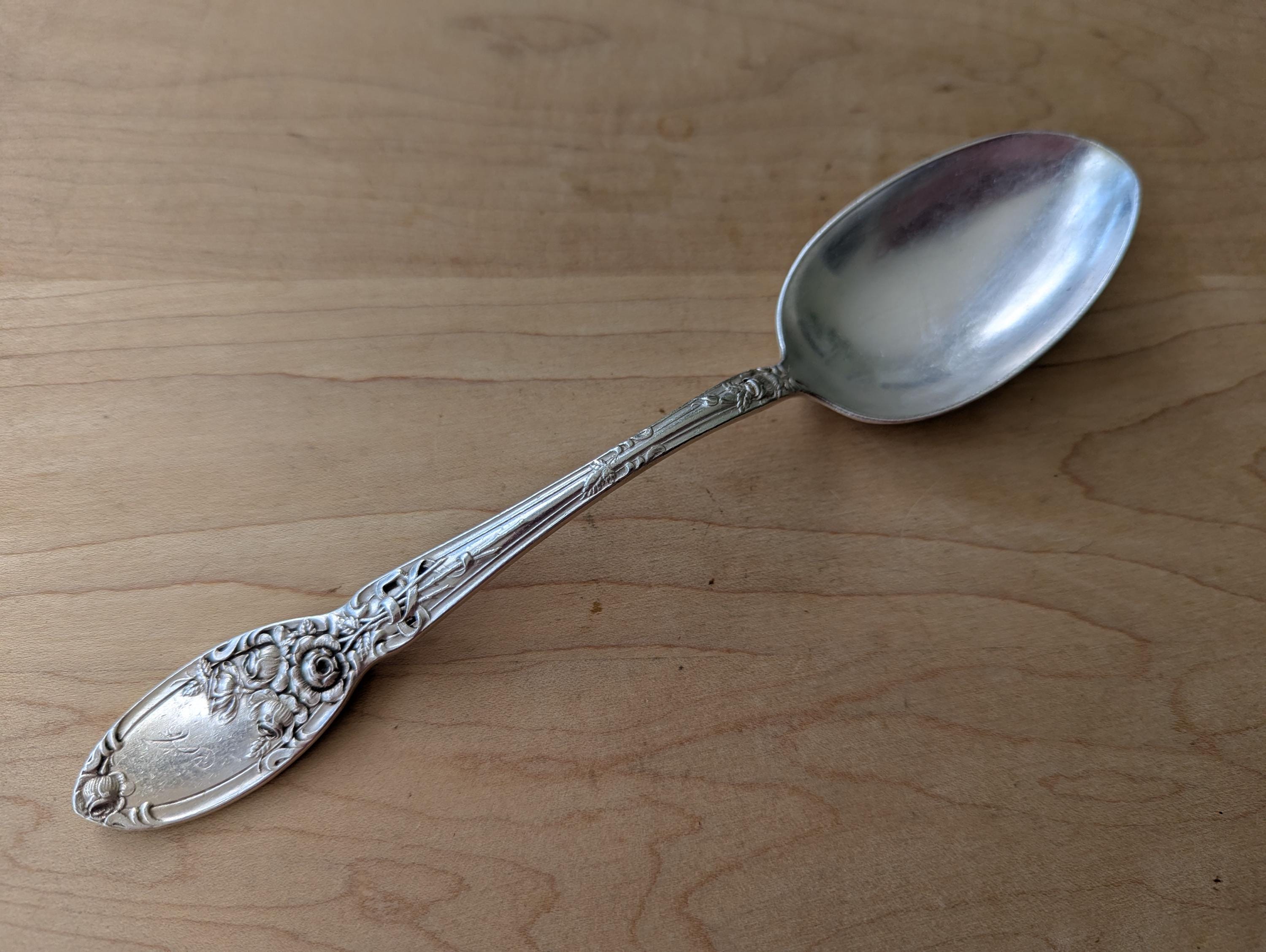 lady＊＊＊＊ 様 Antique ALVIN Silver 1908 BRIDES BOUQUET Serving Tablespoon 8