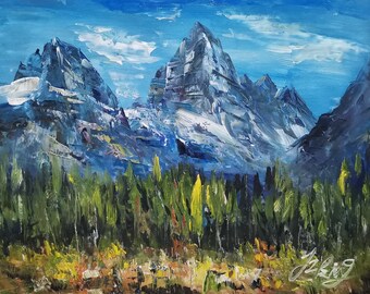 Mount Assiniboine, Great Divide, Columbia Británica Alberta, Canadá-Pen King-A4209-Home Decor Holiday Artwork Texture Painting Dining Wall Art