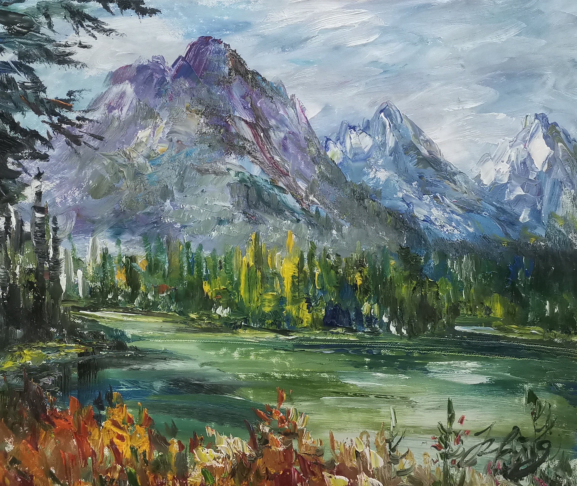 Grand Teton National Park String Lake, Wyoming-pen King-a4669-home