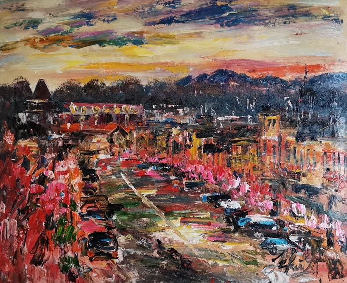 Night Ogden UtahPen KingA3122Home Decor Holiday Artwork Etsy