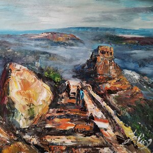 Grand Canyon-Pen King-A3484-Home Decor Holiday Artwork Texture Painting Dining Wall Art