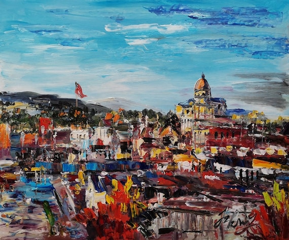 Skylines Landmarks, Altoona Pa-pen King-a2390-home Decor Holiday