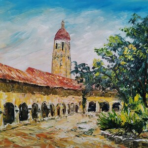 Hoover Tower in University, Jane Stanford Way Stanford, California-Pen King-A2504