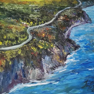 Scotch Head, Isla del Cabo Bretón, Nueva Escocia, Canadá-Pen King-A4187-Home Decor Holiday Artwork Texture Painting Dining Wall Art