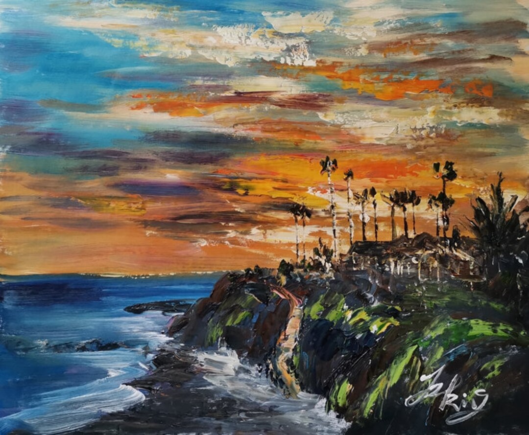 【F50号】sunday park サンデーパーク原画 oil painting il_1080xN.3032069025_se9k.jpg