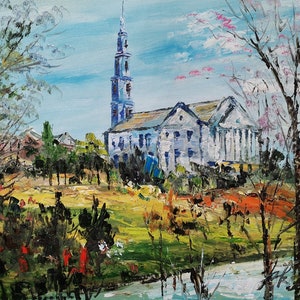 Universität Dallas Baptist, Texas-Pen King-A2860-Home Decor Urlaub Kunstwerk Textur Malerei Esszimmer Wandkunst