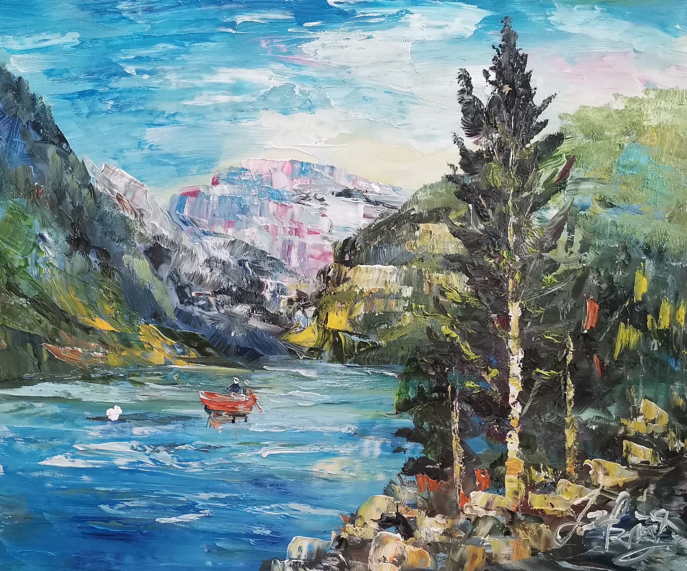 絵画 Canada Lake Louise Lake Louise, Alberta, Canada - Ascot
