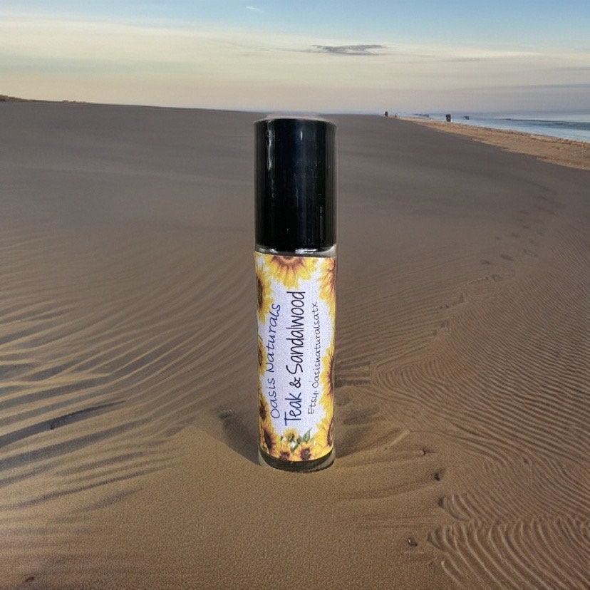 Teak & Sandalwood Oil Natural Oil Best Natural Cologne Musk Scent