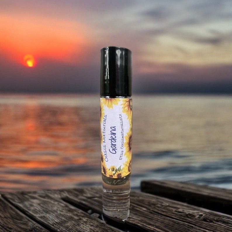 Gardenia Essential Oil Non Toxic Best Roll on Perfume. Natural Gardenia