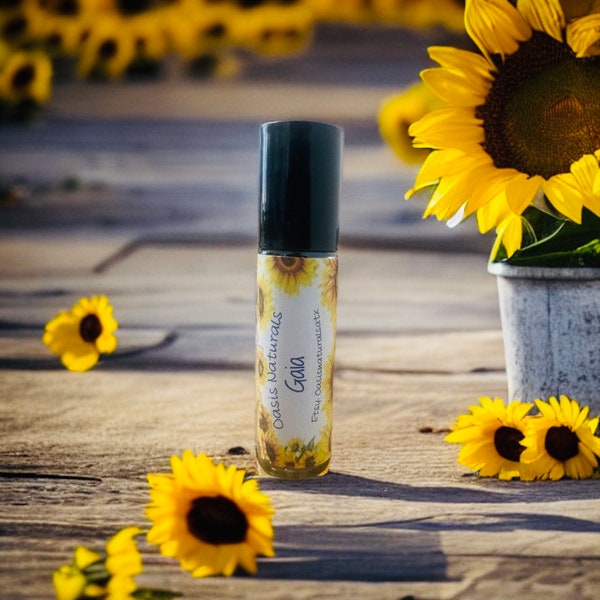 Organic perfume Gaia | Non Toxic | Vegan |  - 10 ml Glass Bottle