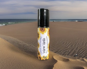 Warm Vanilla Perfume Oil: Non-Toxic Roll On Scent