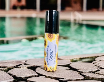 Coconut Organic Roll-On Raw 100% Pure Botanical Natural Perfume Oil