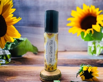 Aloe & Green Tea Oil | Unique Gifts | Vegan Products |eco friendly