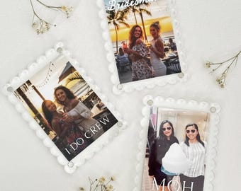Bridesmaid Photo Frame, Acrylic Magnetic Photo Frame, Personalized Photo Frame, Bridesmaid Proposal Frame, Bridesmaid Box, Bridesmaid Frame