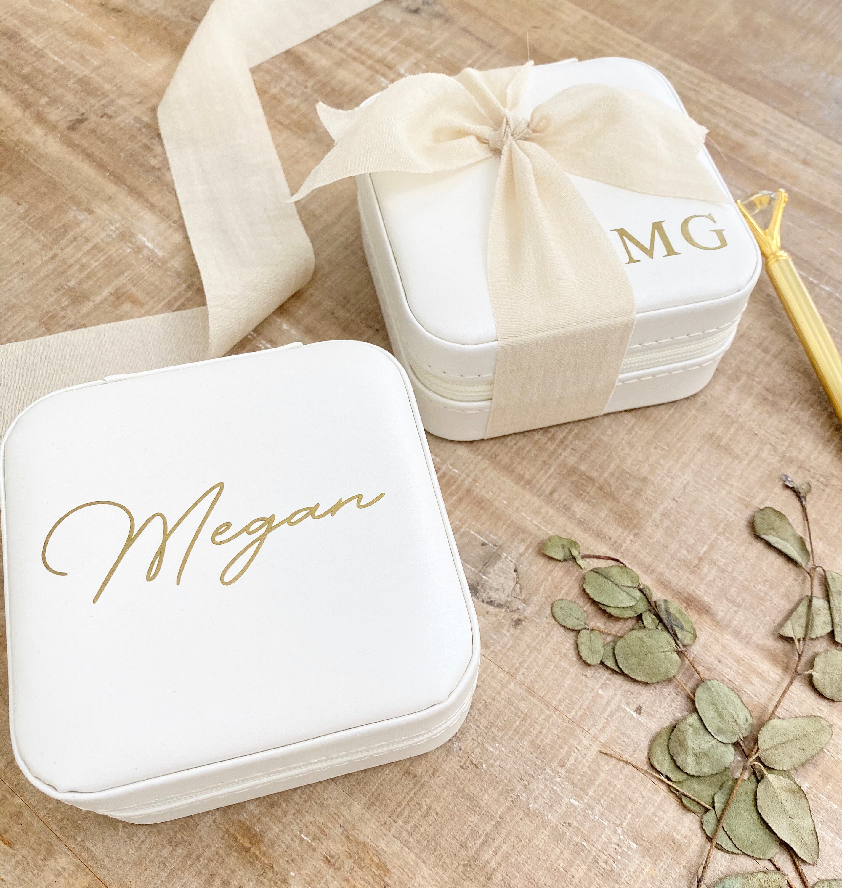 Travel Jewelry Box Jewelry Box Bridesmaid Jewelry Box Etsy