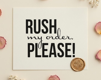 Expedited Order Processing & Express Shipping