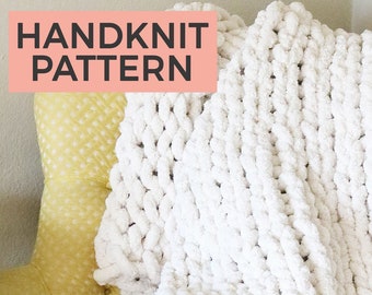 XL Hygge Handknit Blanket Pattern