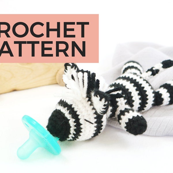 Zebra Pacifier Clip - Etsy