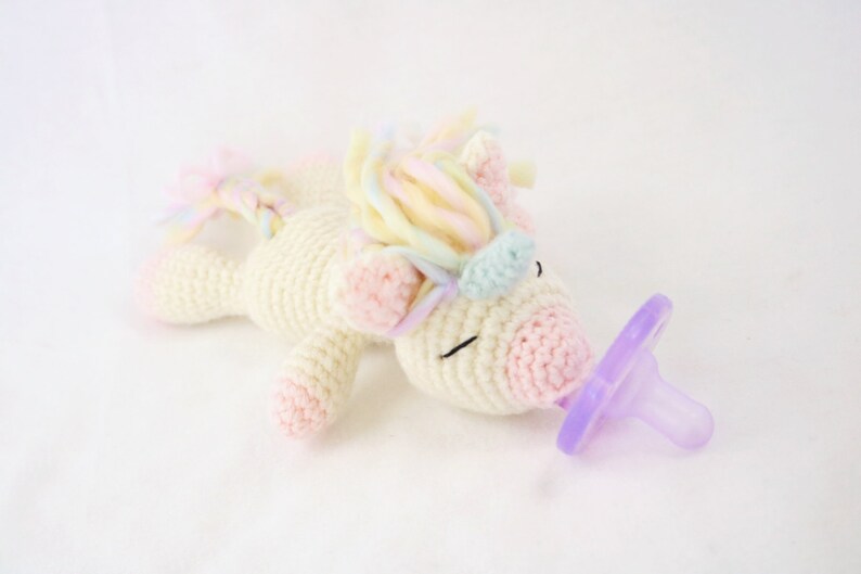 Unicorn Pacifier Holder PATTERN ONLY Etsy