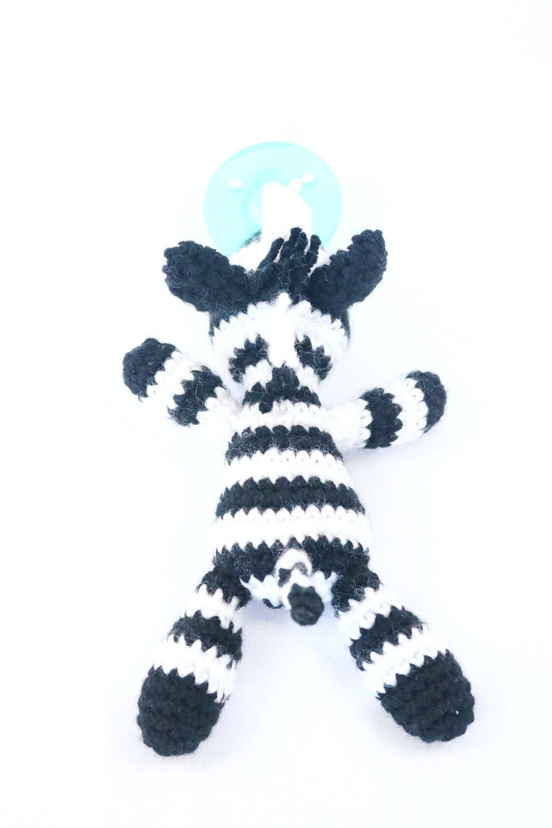Zebra Pacifier Holder PATTERN ONLY - Etsy