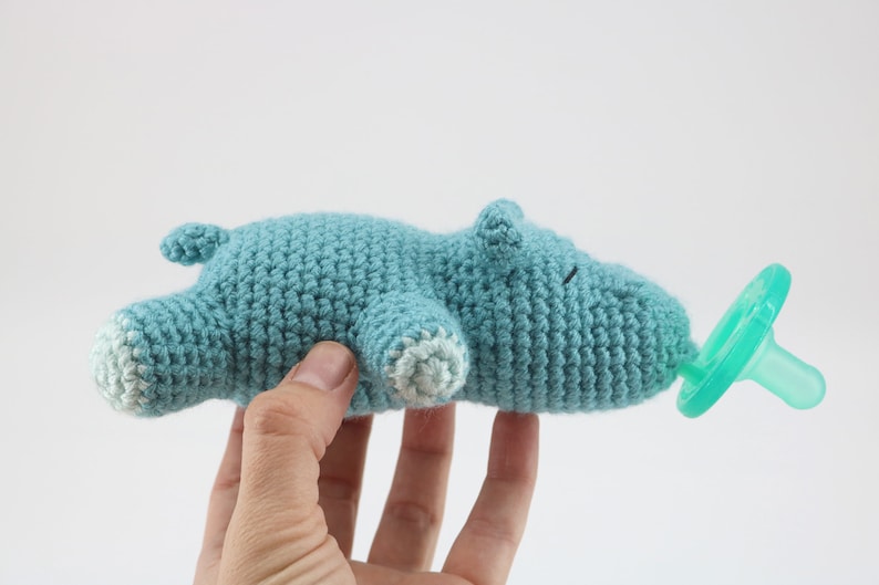Hippo Pacifier Holder PATTERN ONLY - Etsy