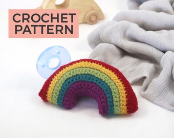 Rainbow Pacifier Holder PATTERN ONLY