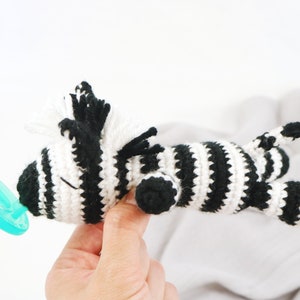 Zebra Pacifier Holder PATTERN ONLY - Etsy