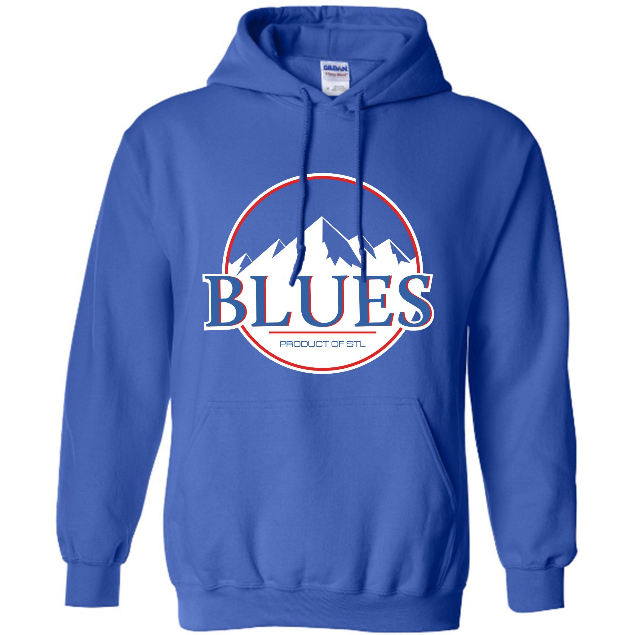 Hoodie Sweatshirt St. Louis Blues Hockey Mountains Long | Etsy