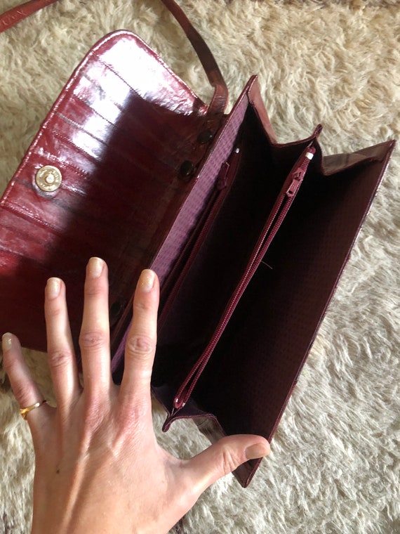 Eel skin clutch - image 4