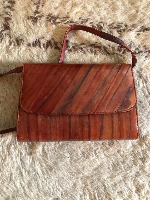 Eel skin clutch - image 1