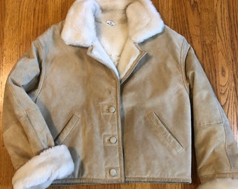 mens suede sherpa jacket
