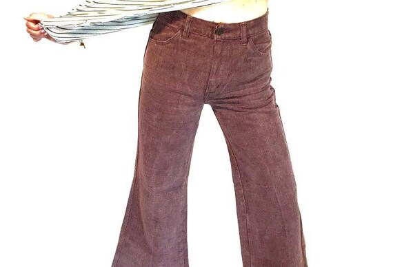 Burgundy Highroller Kick Flare
