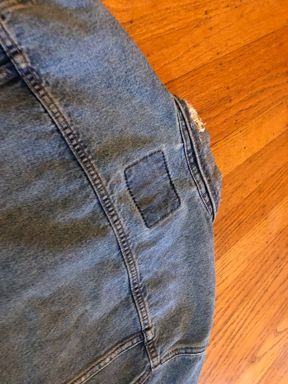 Levis destroyed and patched denim jacket - image 3