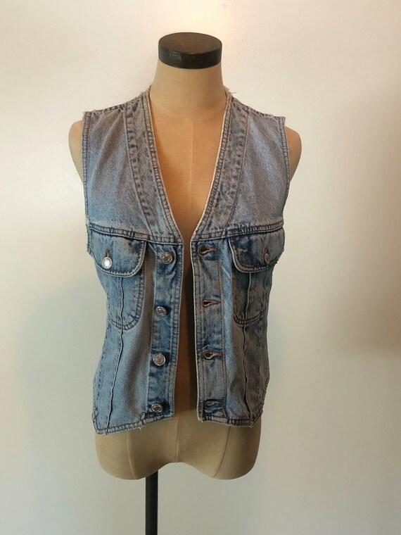 Cutie denim vintage vest - image 1