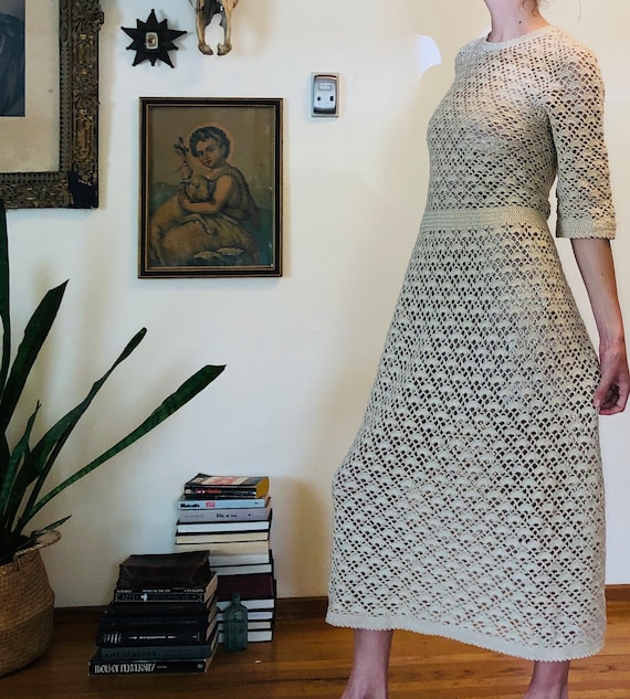 Amazing 70s Crochet dress