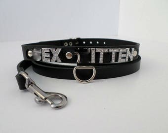 collar that says kitten