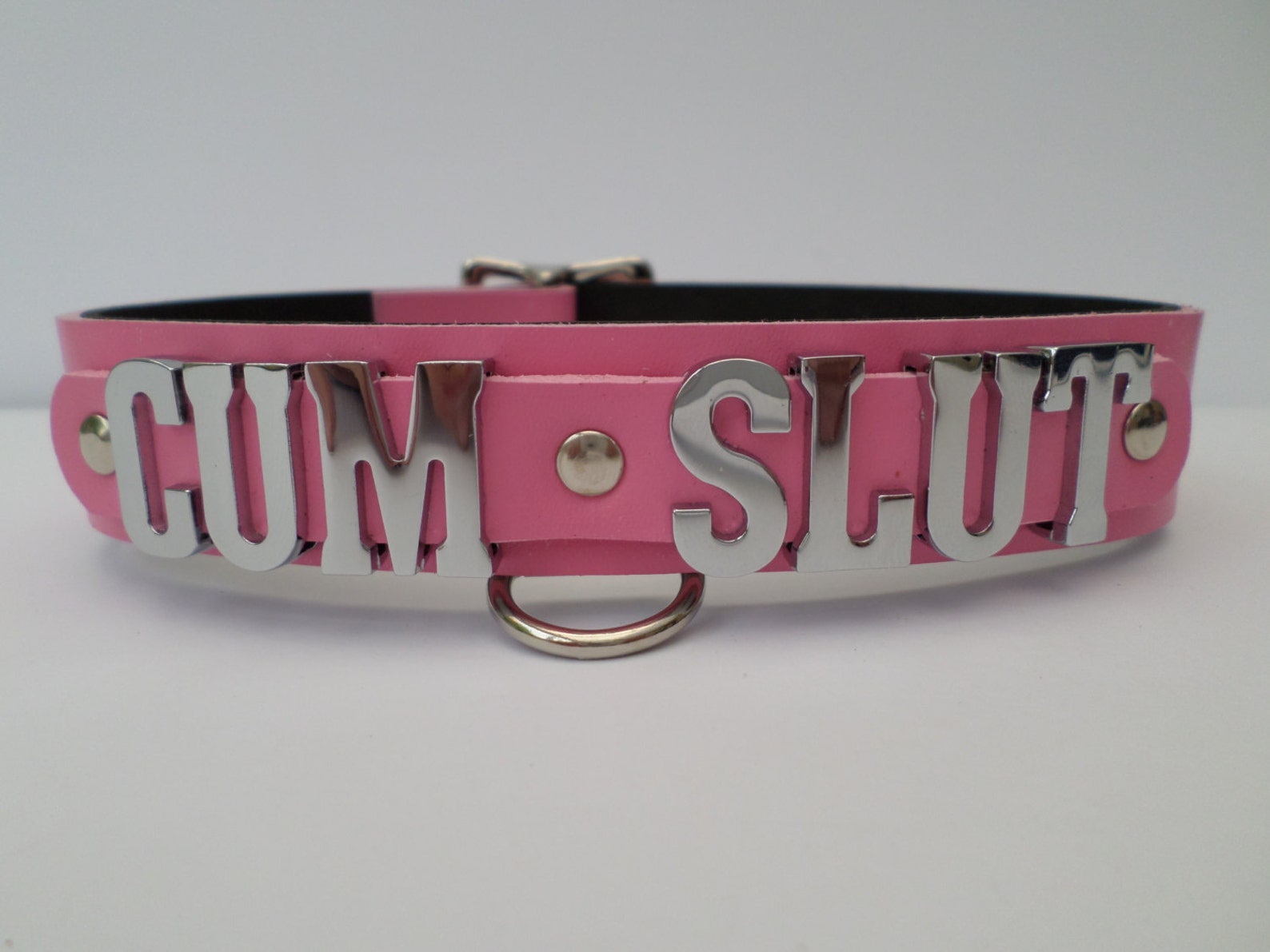 Lockable Real Leather Adult Fetish Bondage Slave Collar Etsy