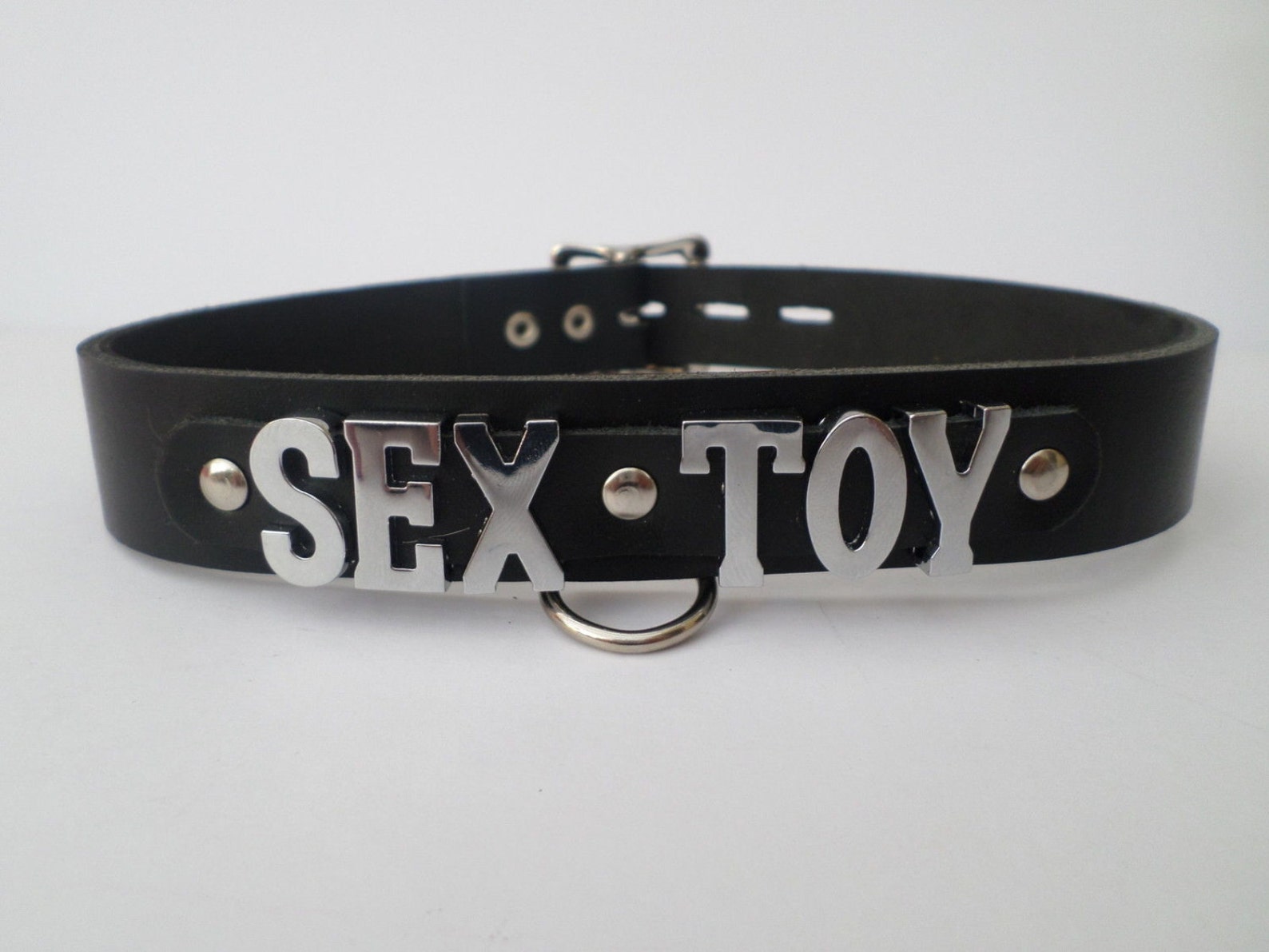 Lockable Real Leather Sex Toy Fetish Bondage Slave Collar Etsy