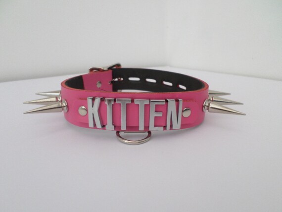 spiked kitten collar