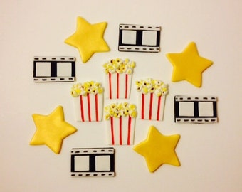 Movie Themed Cake and/or Cupcake Toppers - Fondant