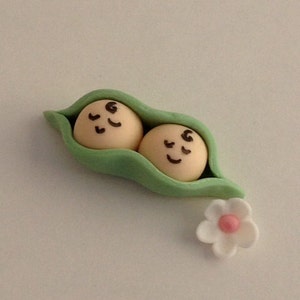 Baby Shower Peas In A Pod Cupcake Toppers image 1