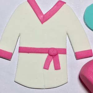 Spa Manicure Pedicure Cake Toppers Edible Fondant image 2