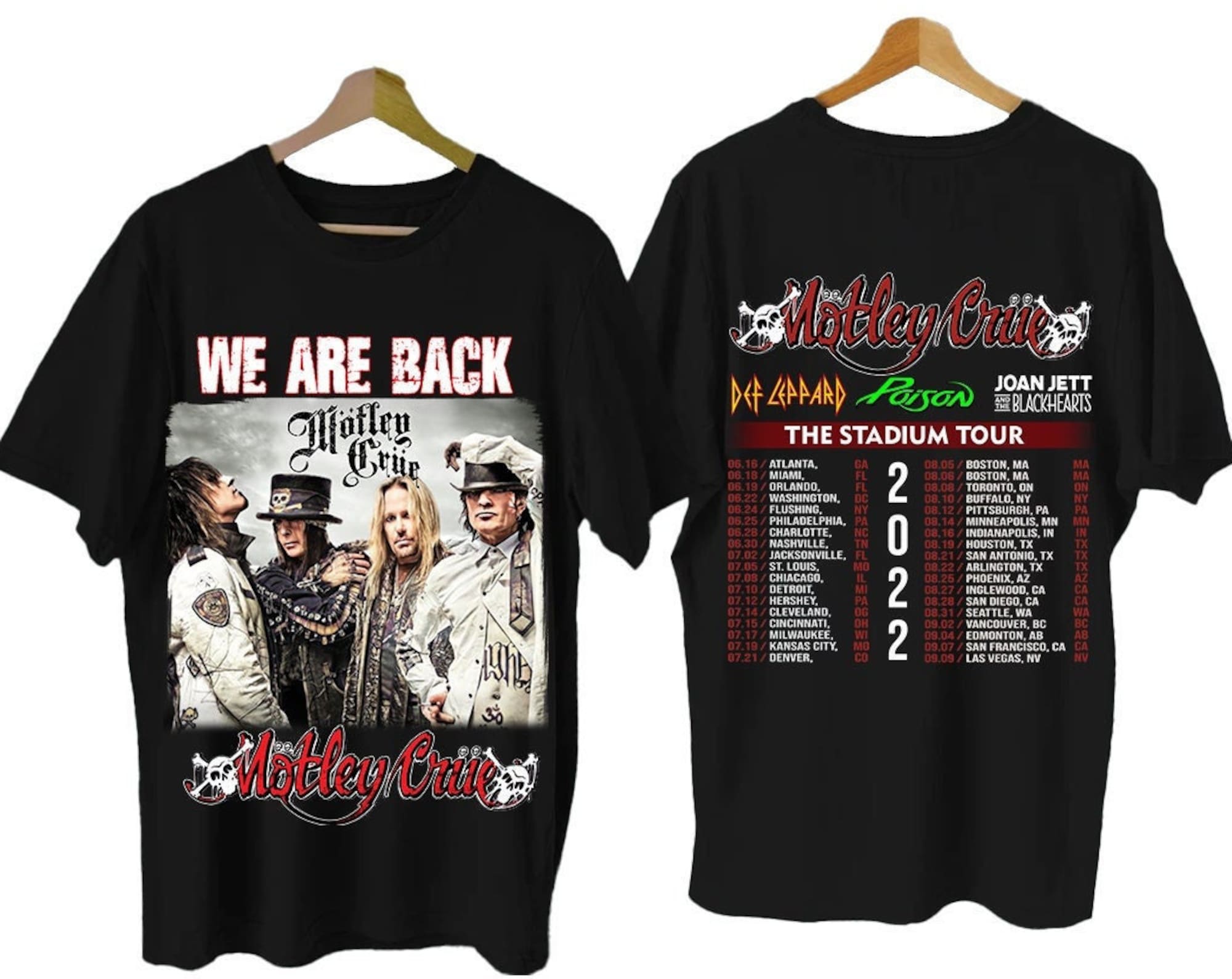 The Stadium Tour 2022 Shirt, Motley Crue Shirt